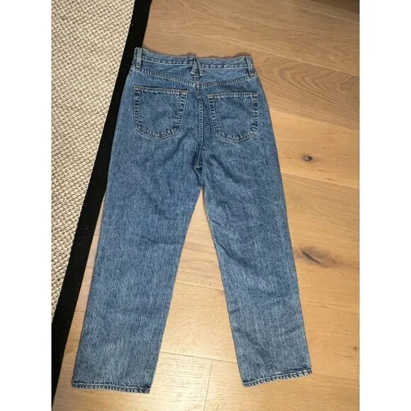 SLVRLAKE London Straight Leg High Rise Ankle Jeans is Sonoma Sz 28